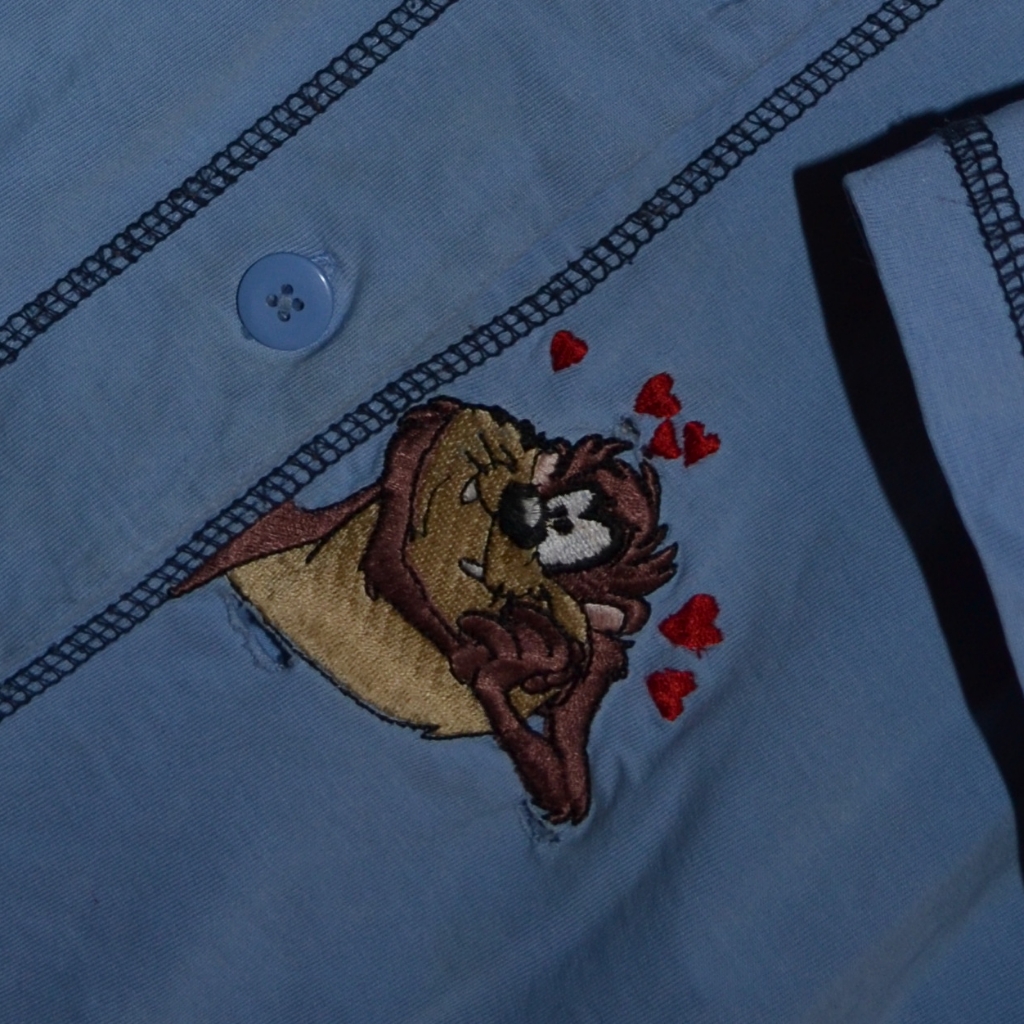 Vintage Looney Tools Sleeper Top "Tasmanian She Devil"